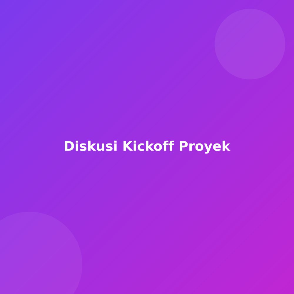 Tim Eposko dalam sesi diskusi kickoff proyek