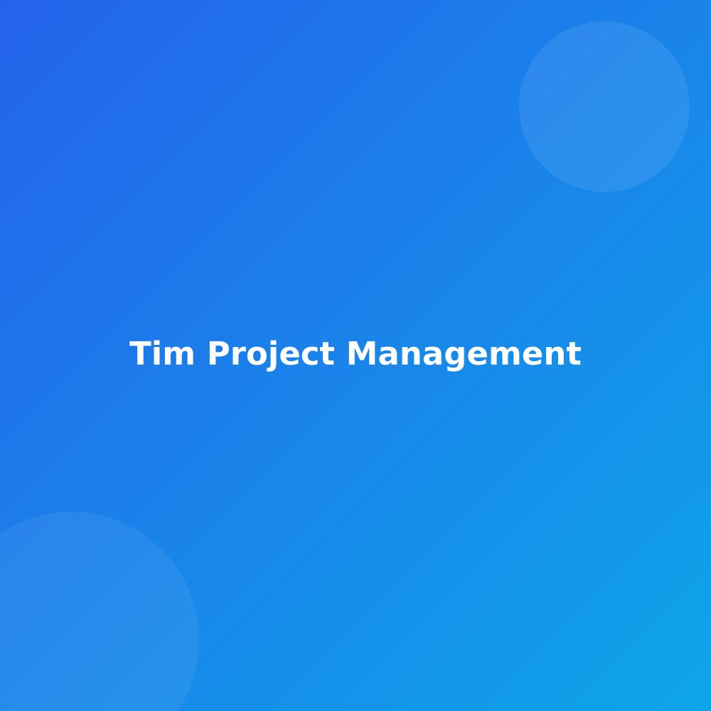Foto tim project management Eposko