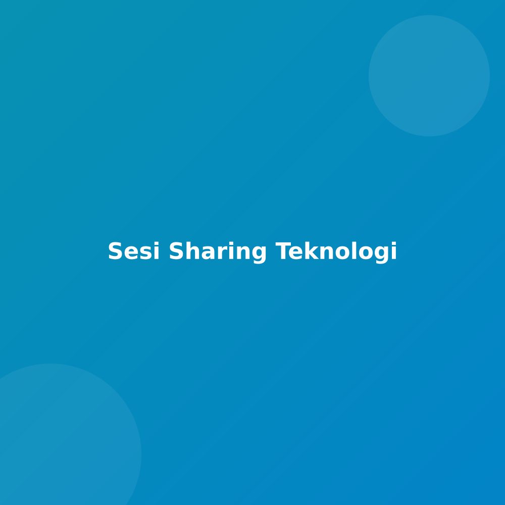 Sesi sharing teknologi tim Eposko