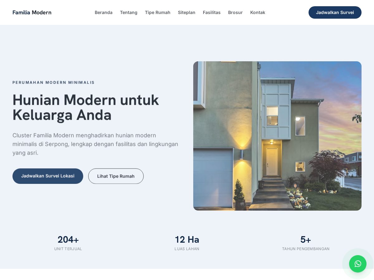 Cluster Familia Modern