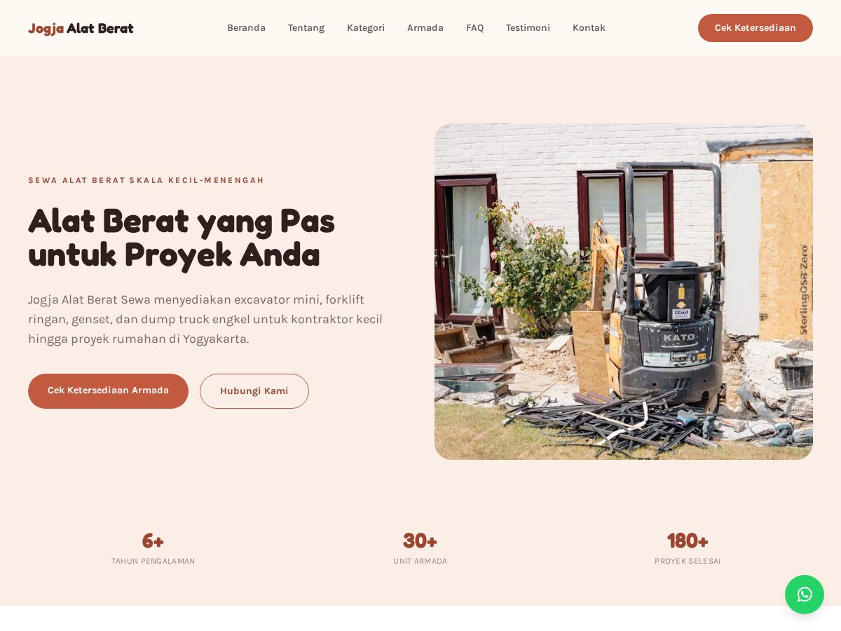 Jogja Alat Berat Sewa